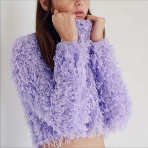 Zara Feather effect sweatshirt ✨SOLD✨